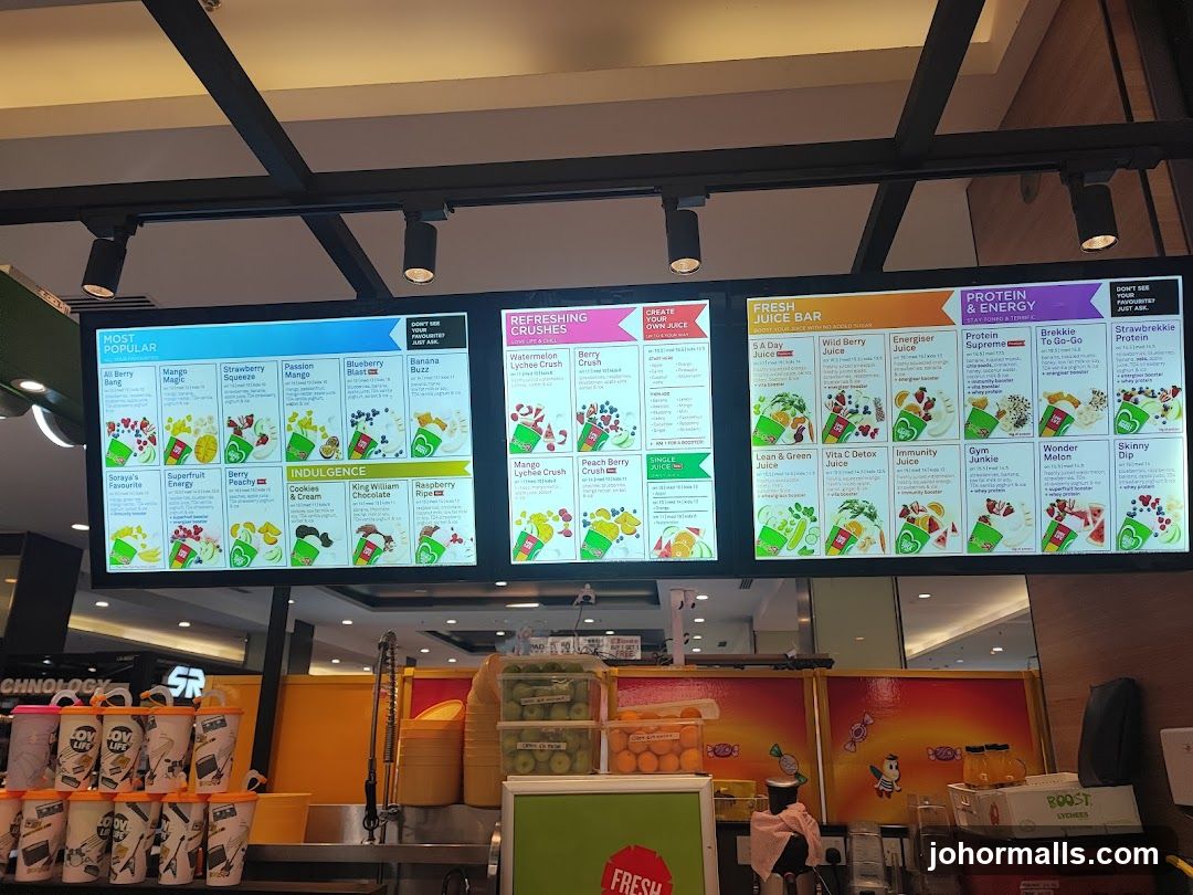 Juice Menu