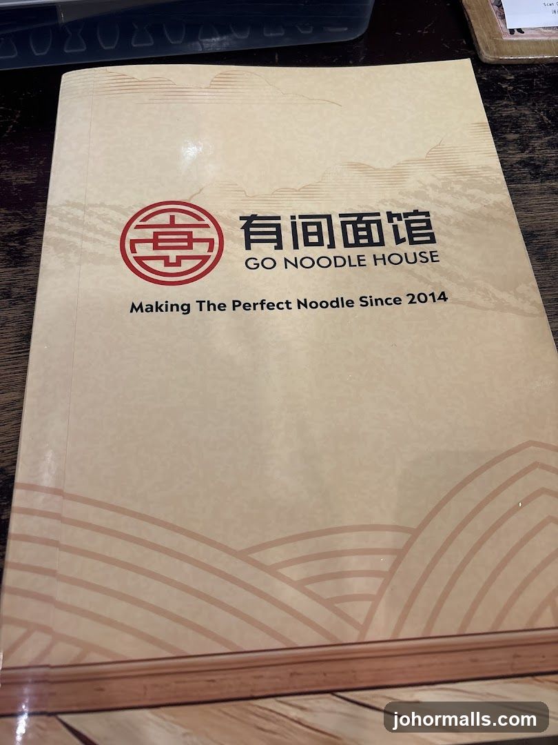 Go Noodle House Menu
