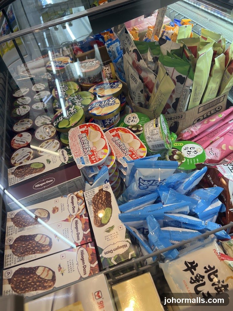 Assortment of Ice Cream Products