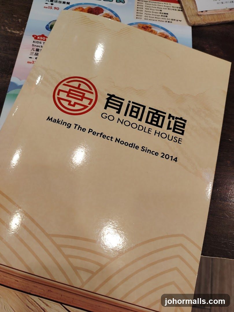 Go Noodle House Menu