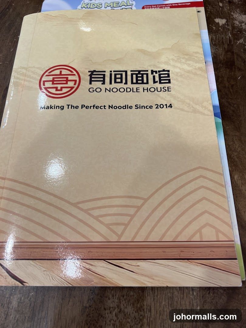 Go Noodle House Menu
