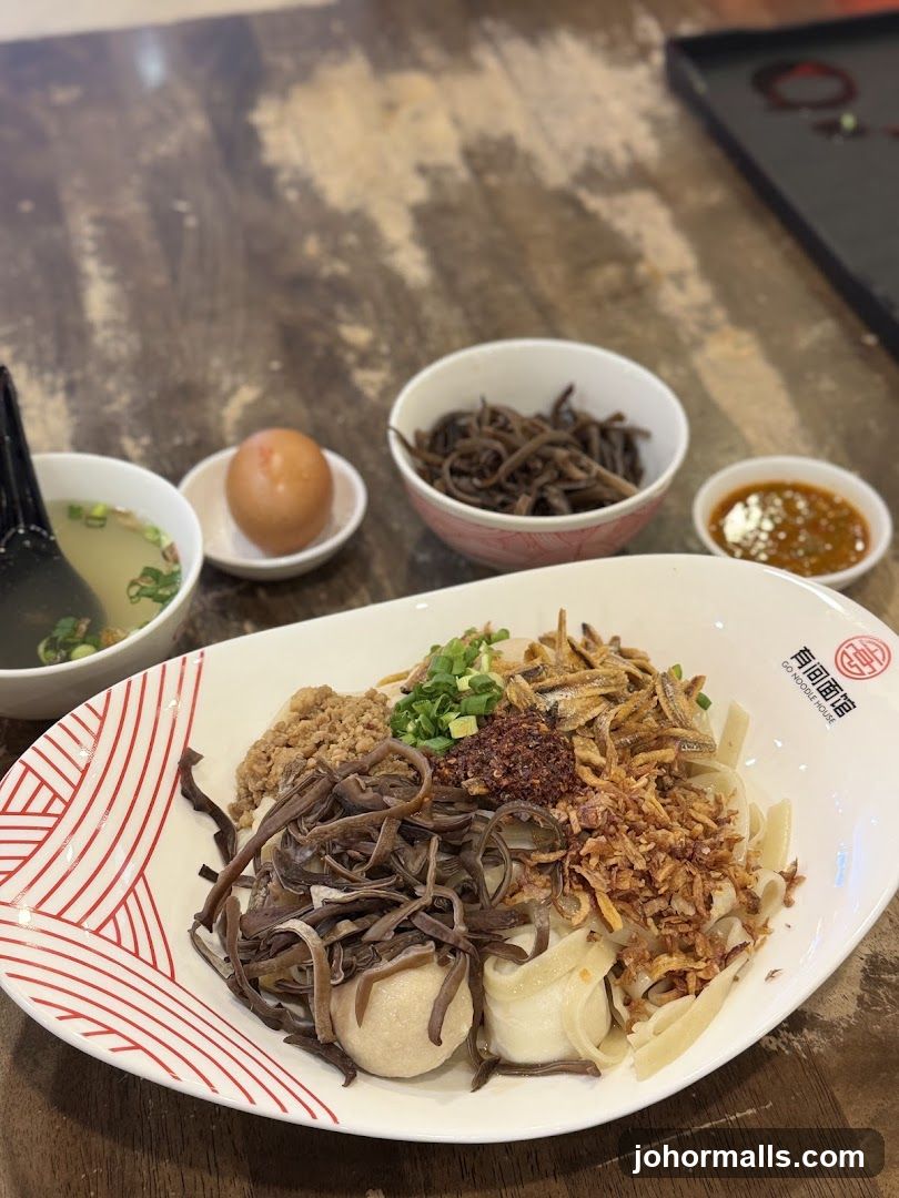 Noodle Dish with Sides