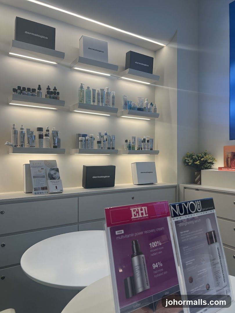 Skincare Products Display