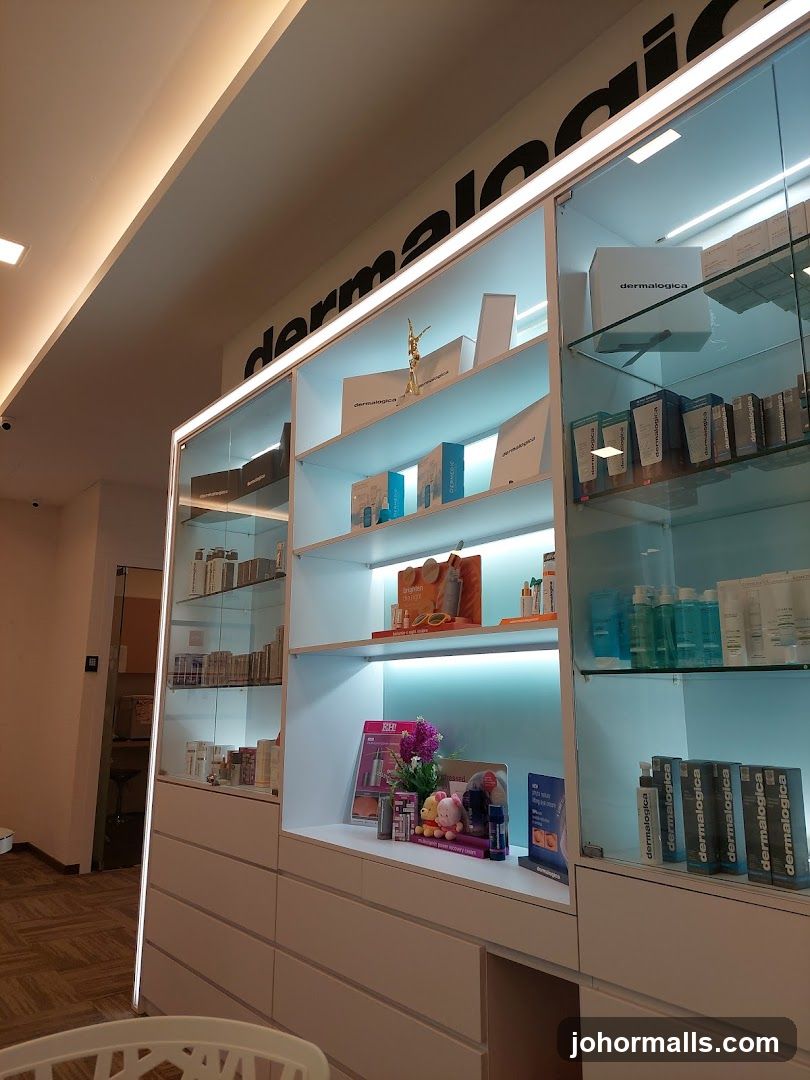 Skincare Products Display