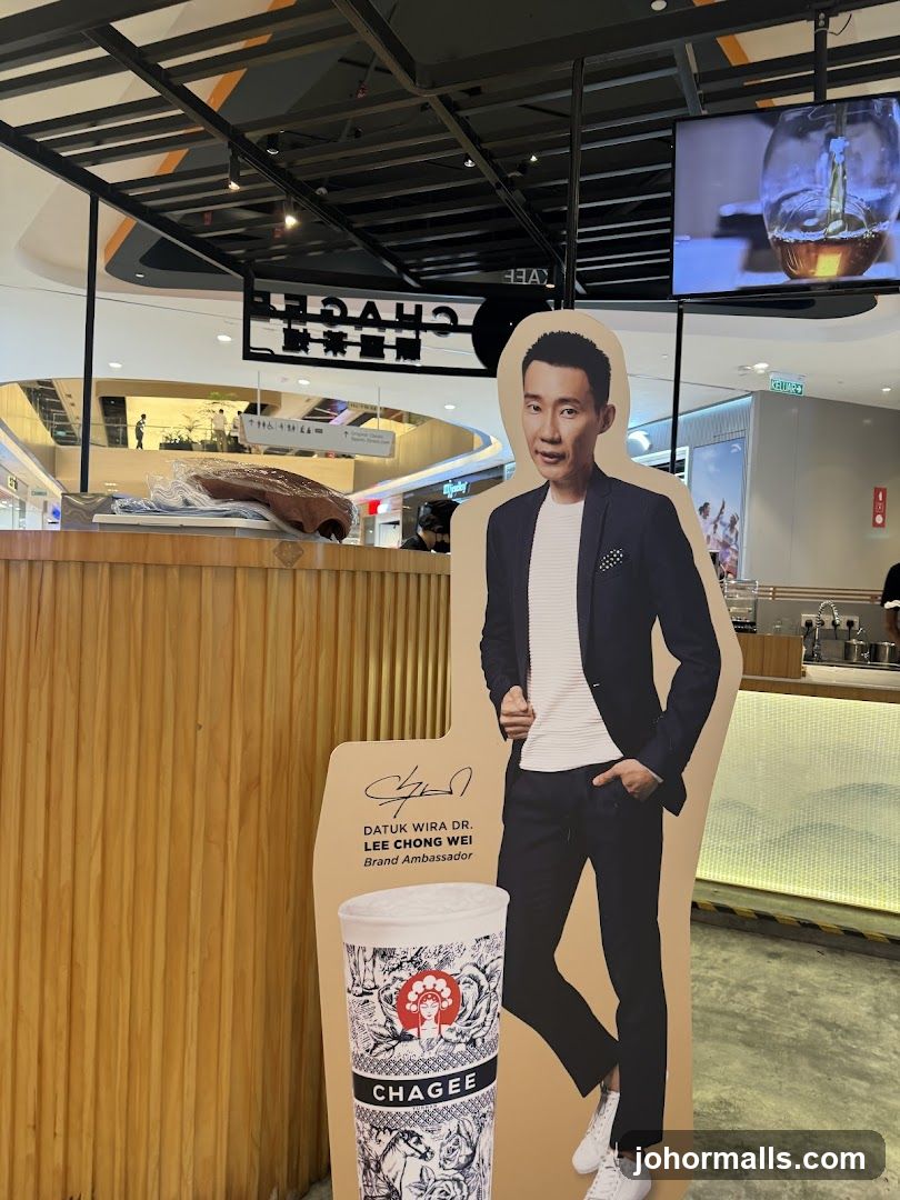 Chagee Brand Ambassador Standee