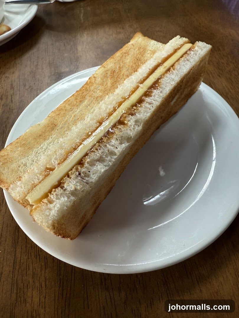 Peanut Butter and Cheese Toast