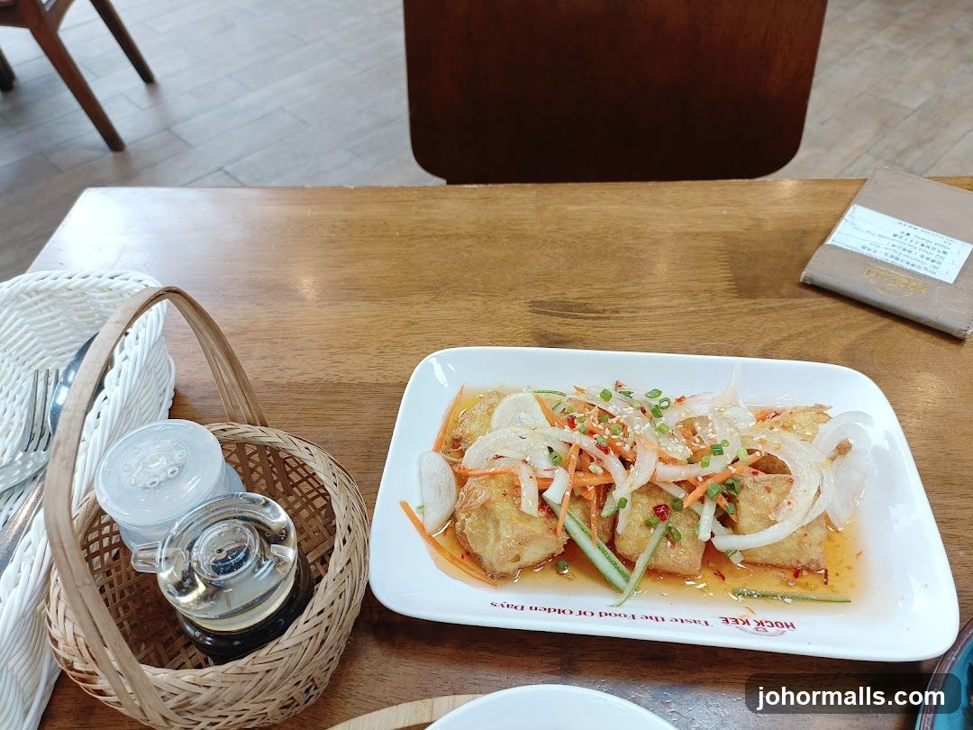 Fried Tofu with Salad