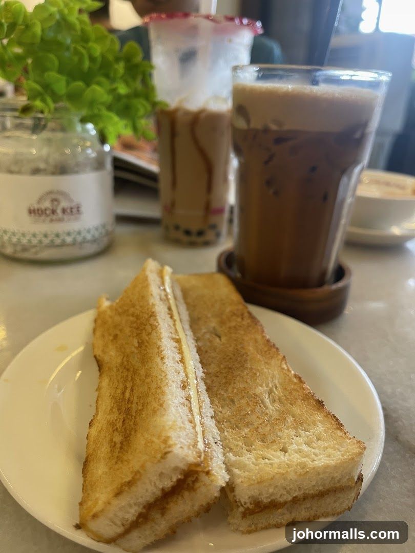 Toast and drinks
