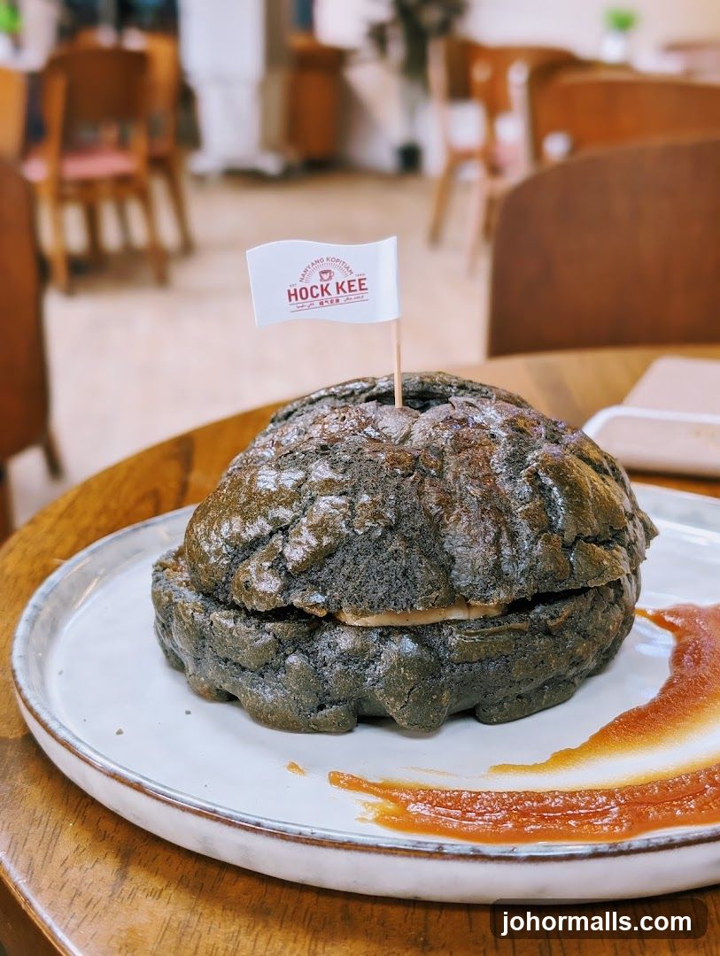 Dark Bun with Sauce