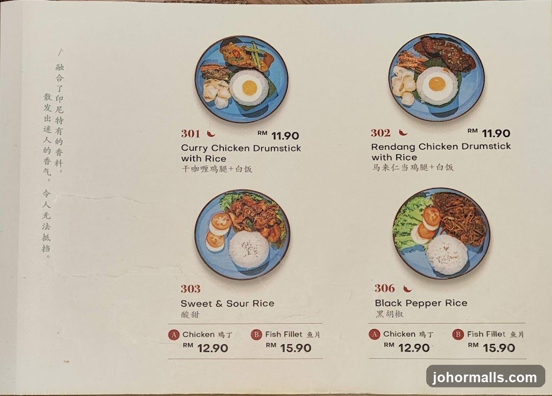 Menu Items