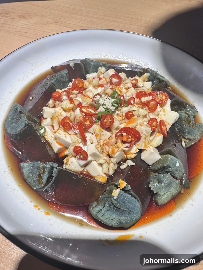 Century Egg Tofu Salad