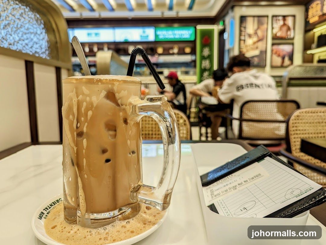 Iced Coffee and Bill