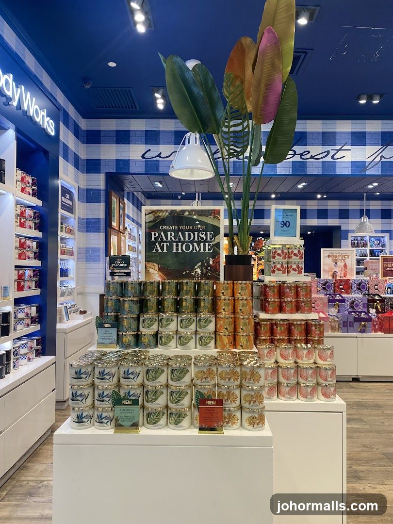 Bath & Body Works Store Display
