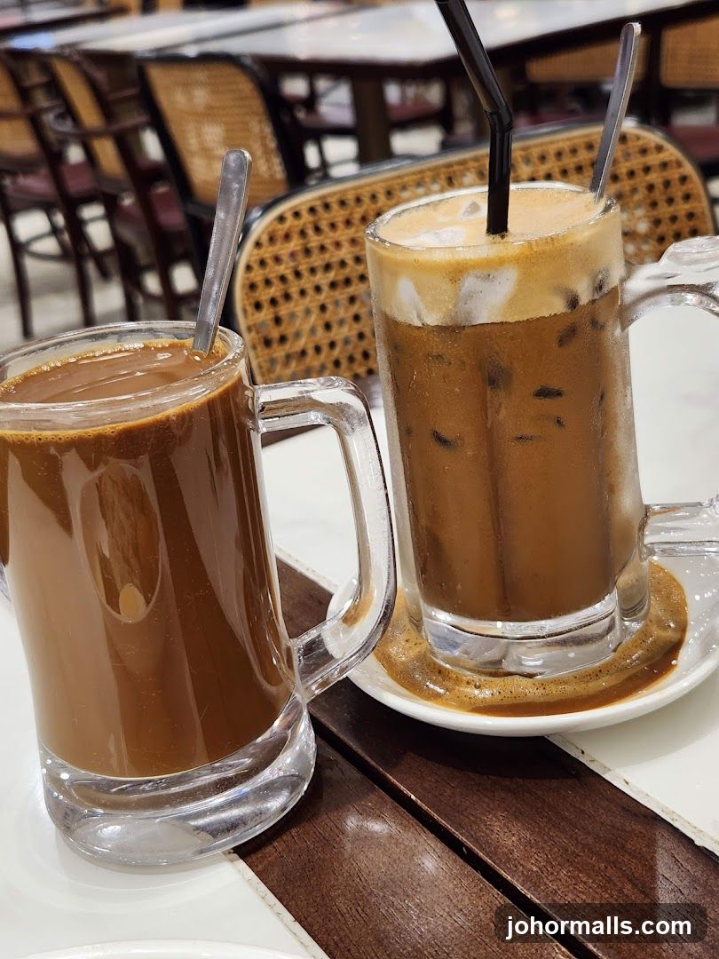 Two Iced Coffee Drinks
