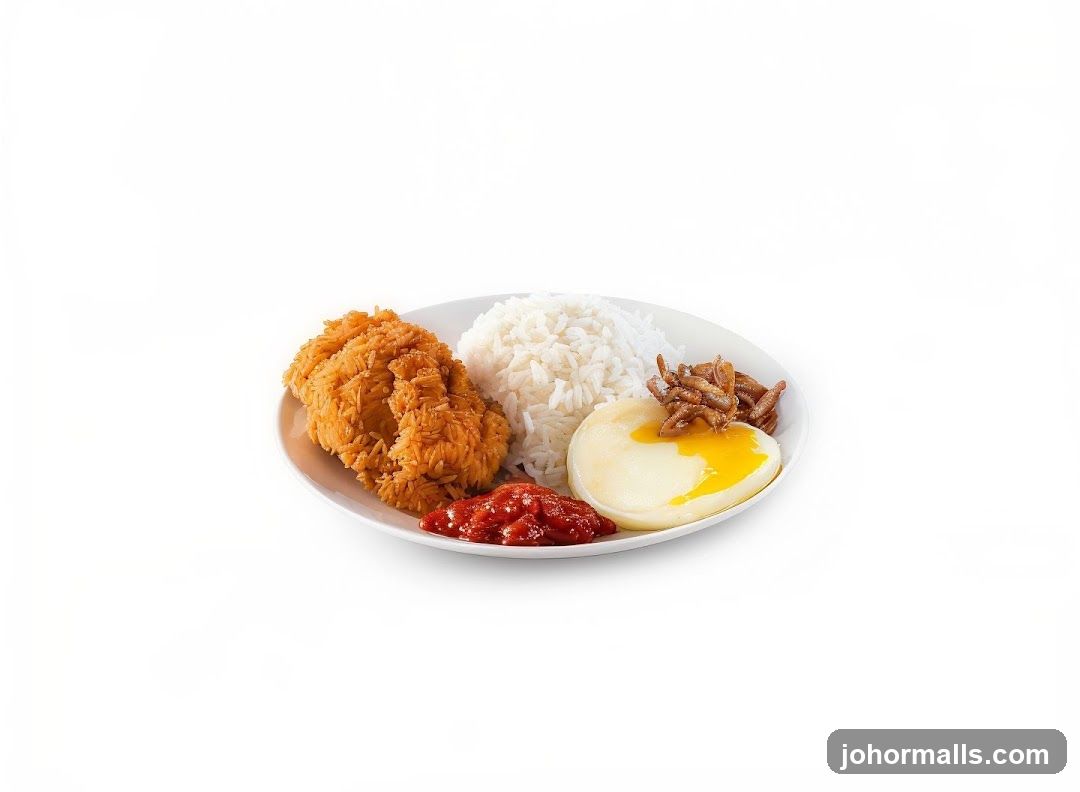 Fried Chicken Rice Plate