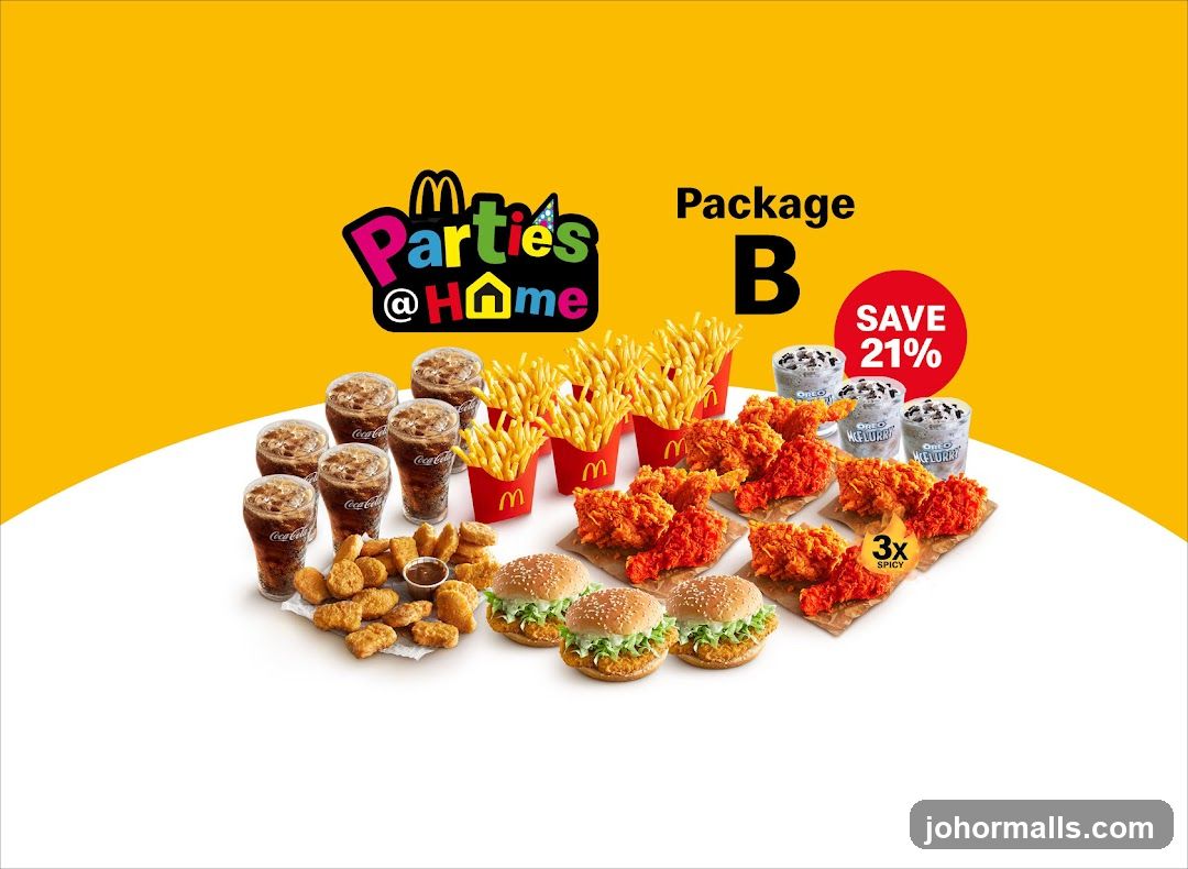 McDonald's Parties @ Home Package B