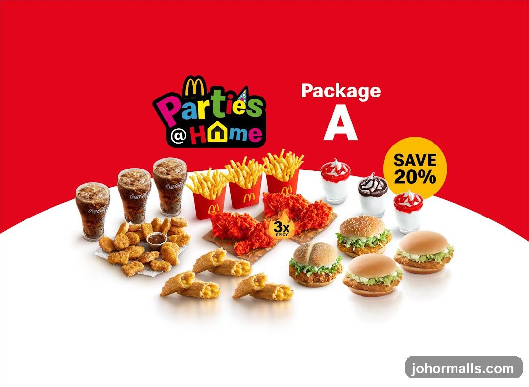 McDonald's Parties @ Home Package A
