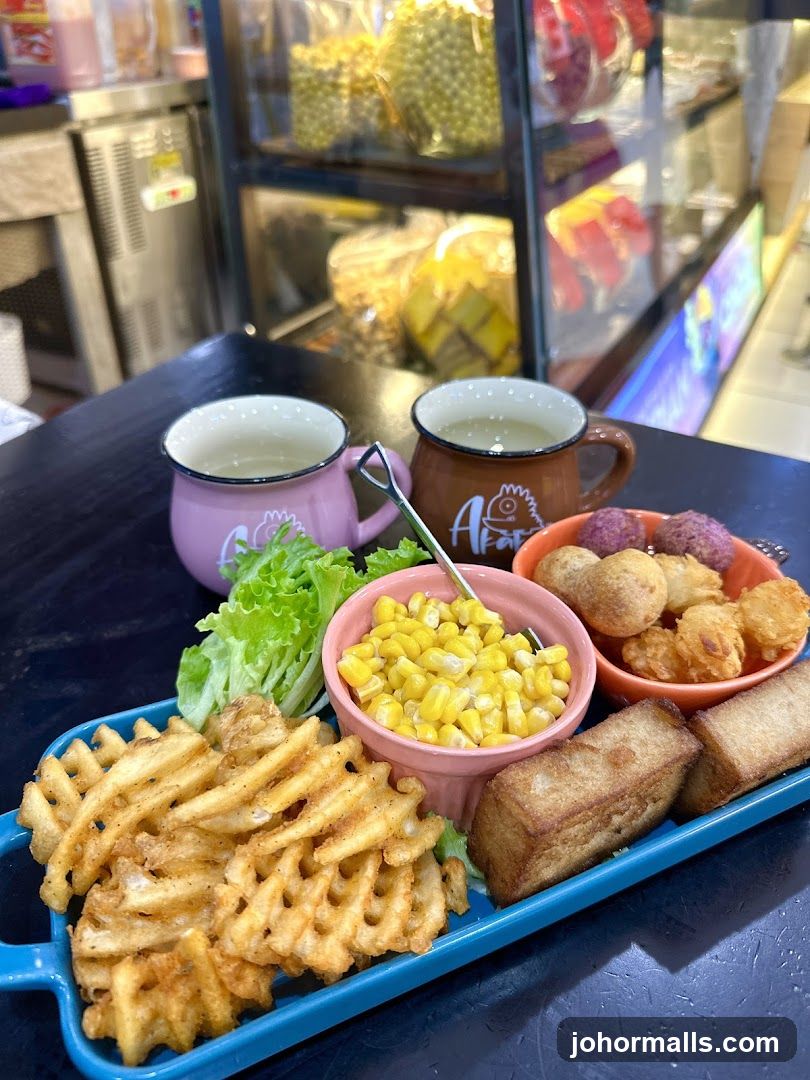 Snack Platter with Drinks