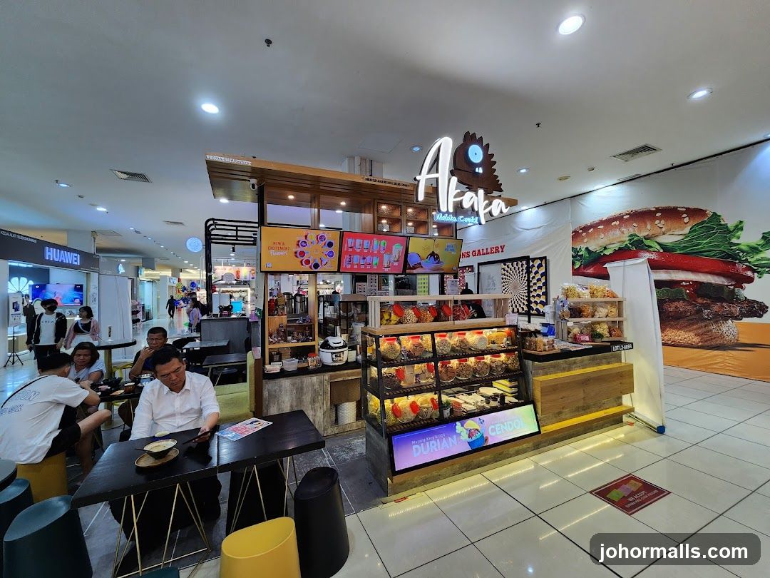 Food stall in a mall