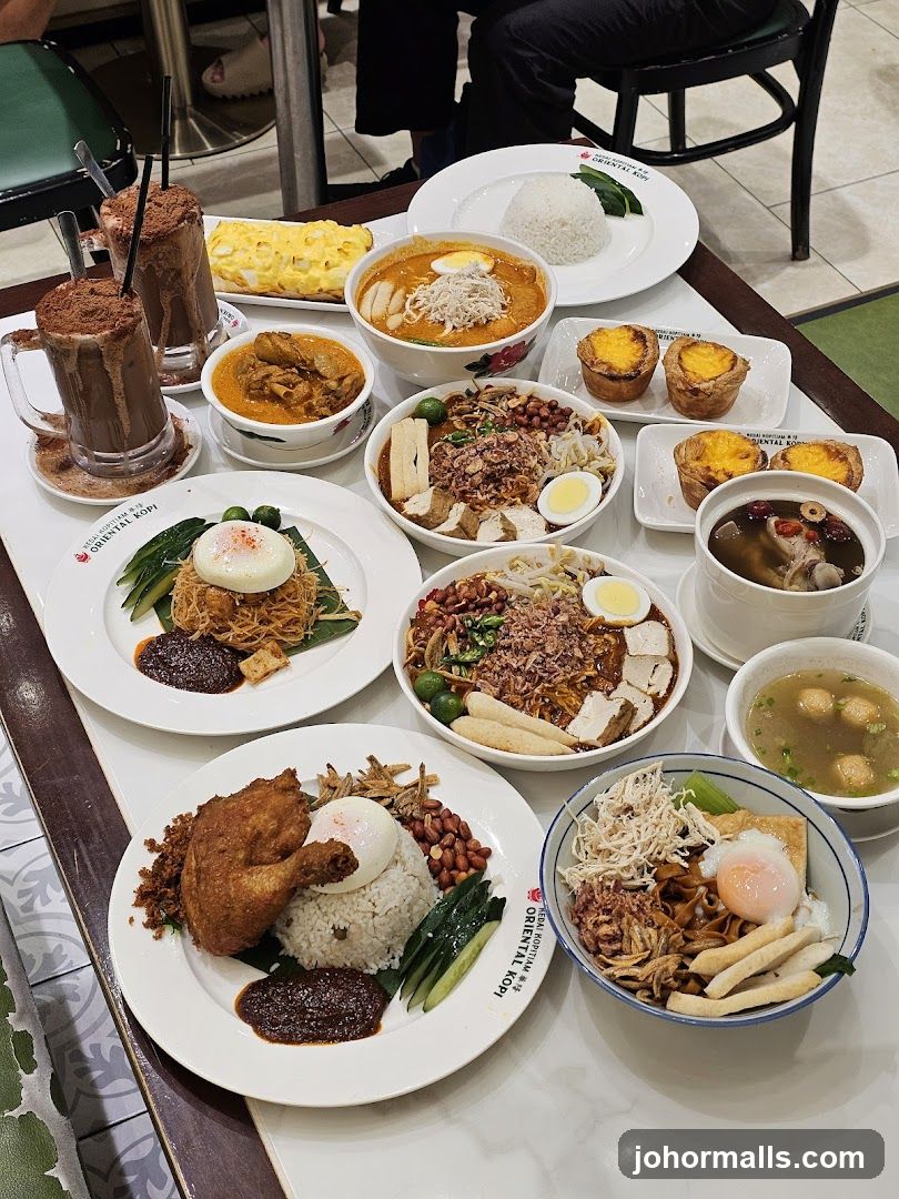 Assortment of Malaysian Dishes