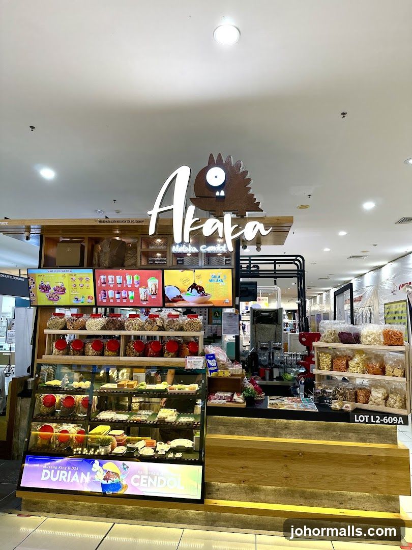 Akaka Cendol Johor, Cendol Durian Johor Bahru, JB, Cendol Paradigm Mall