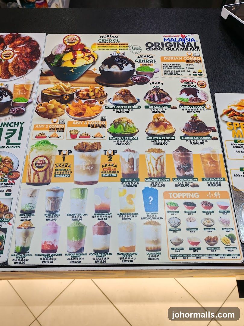Malaysia Original Cendol Gula Melaka