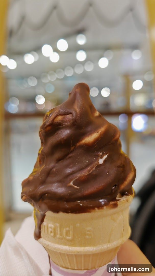 Chocolate-Dipped Ice Cream Cone