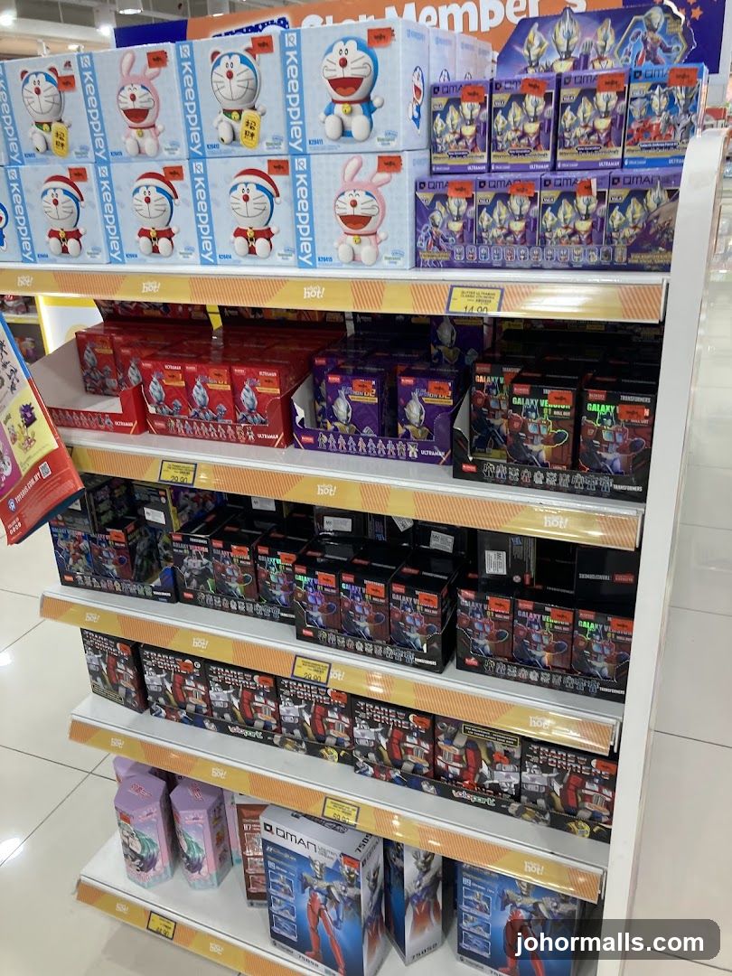 Toys on Shelves