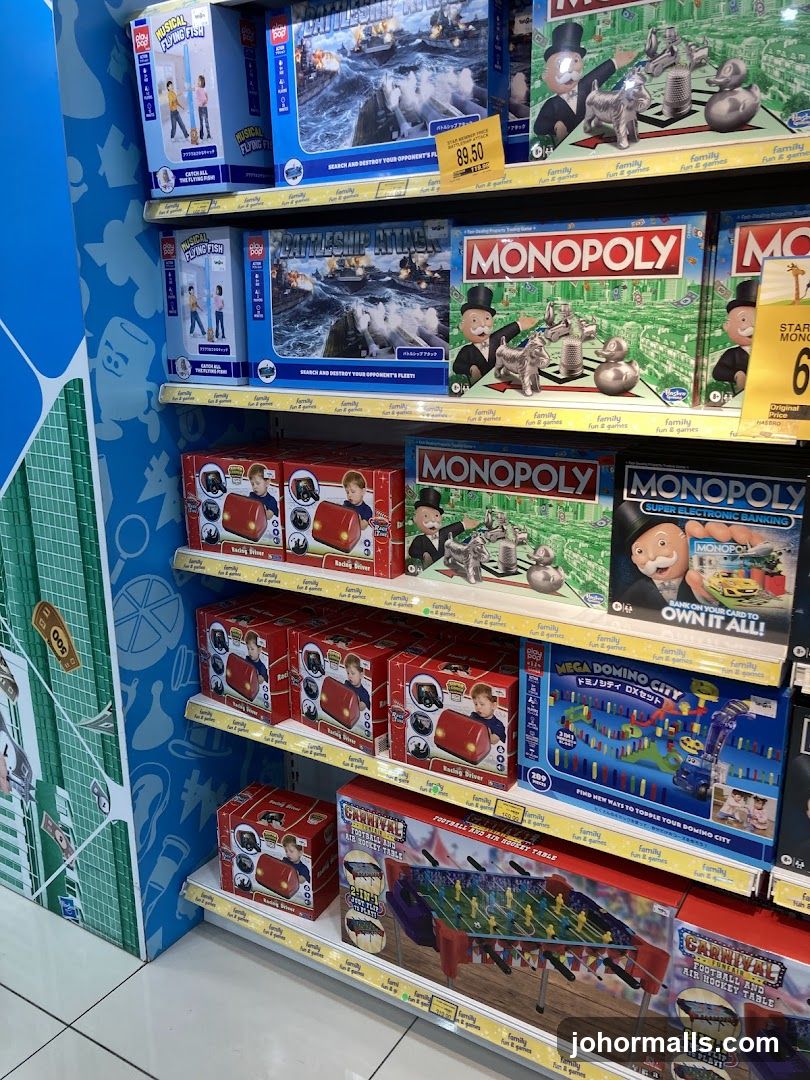 Board Games and Toys Display