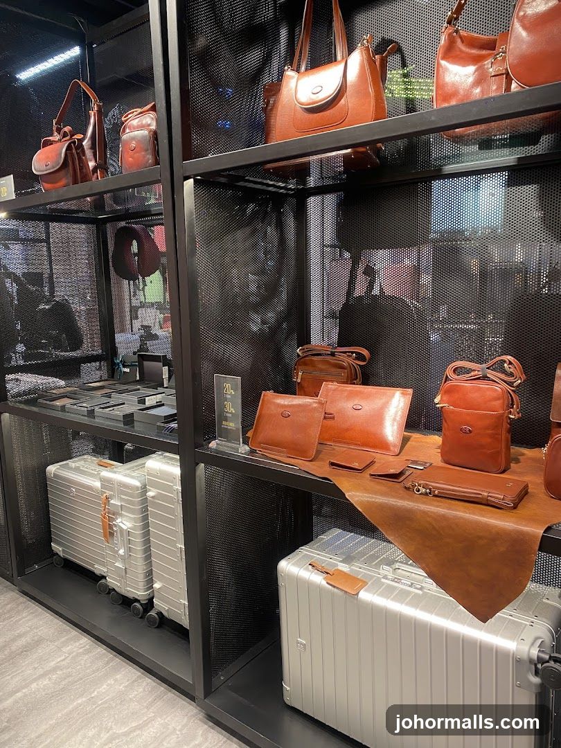 Leather Goods and Luggage Display