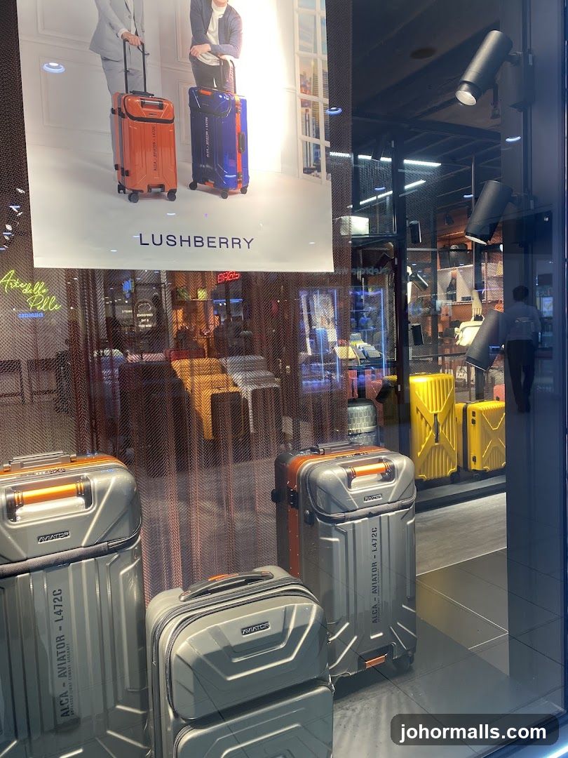 Lushberry Luggage Display