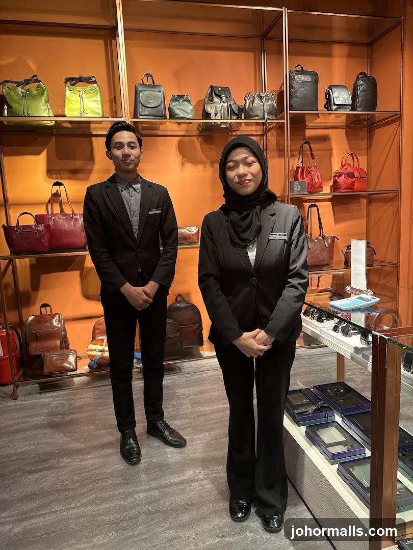 Store Employees with Handbags