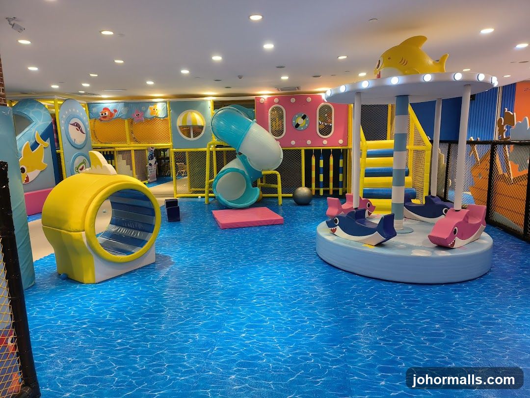 Indoor Playground with Shark Theme