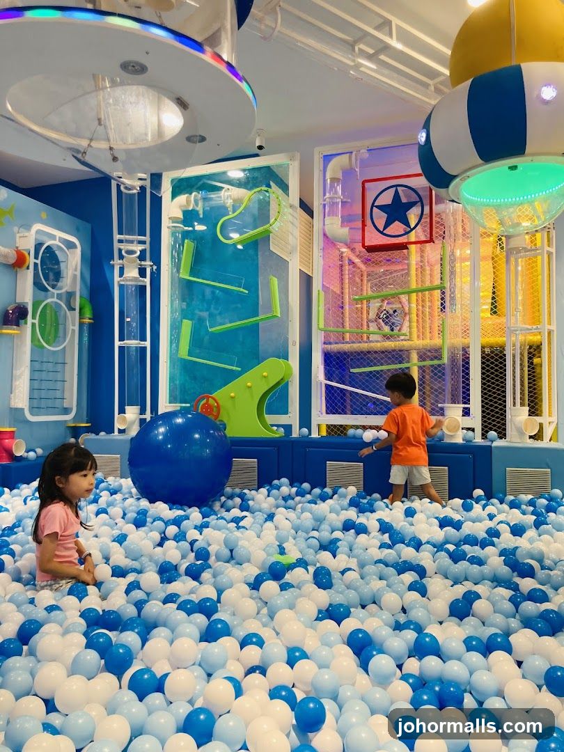 Children Playing in Ball Pit
