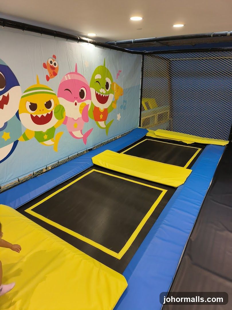 Indoor Trampoline Area