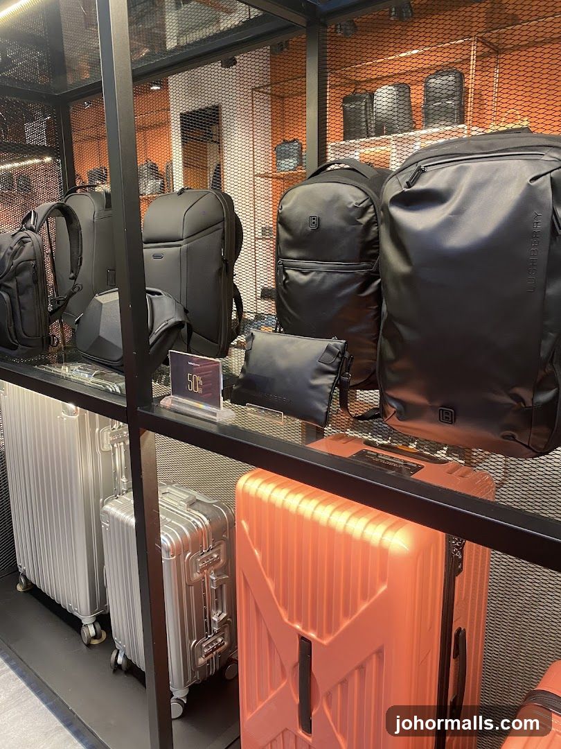 Luggage and Backpack Display