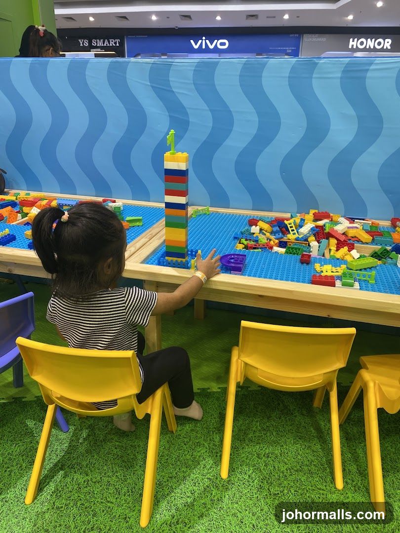 Children's Play Area with Building Blocks