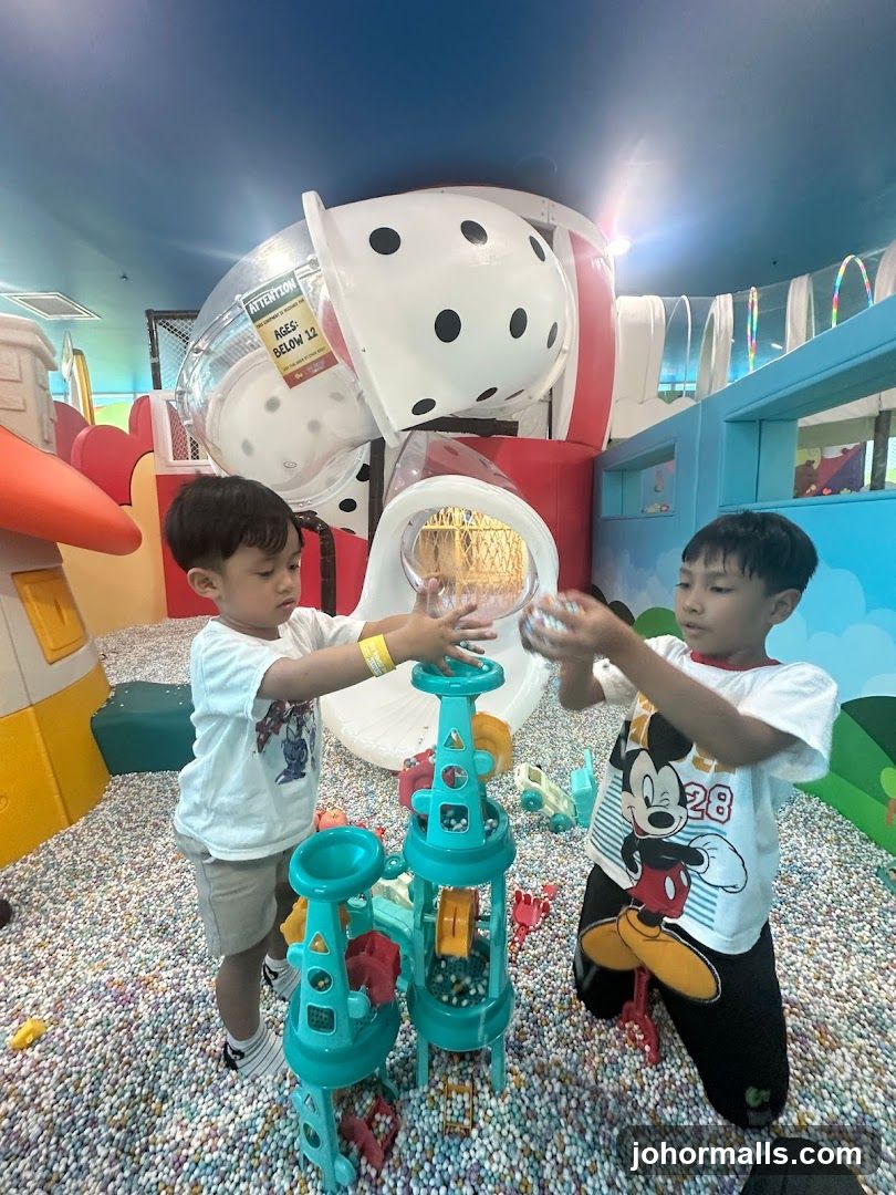 Children Playing in Indoor Playground