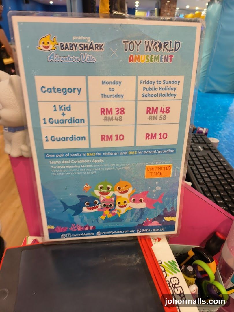 Baby Shark Adventure Ville Toy World Amusement Pricing