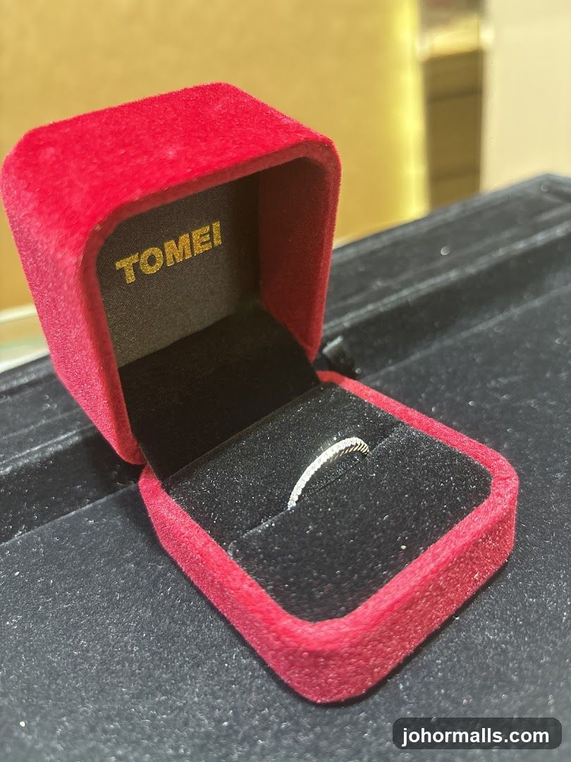 Ring in a jewelry box