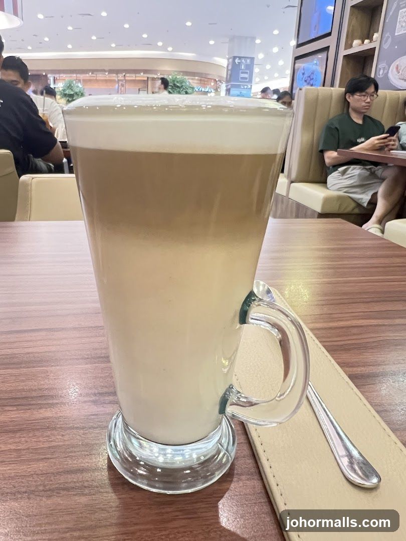 Layered Coffee Drink