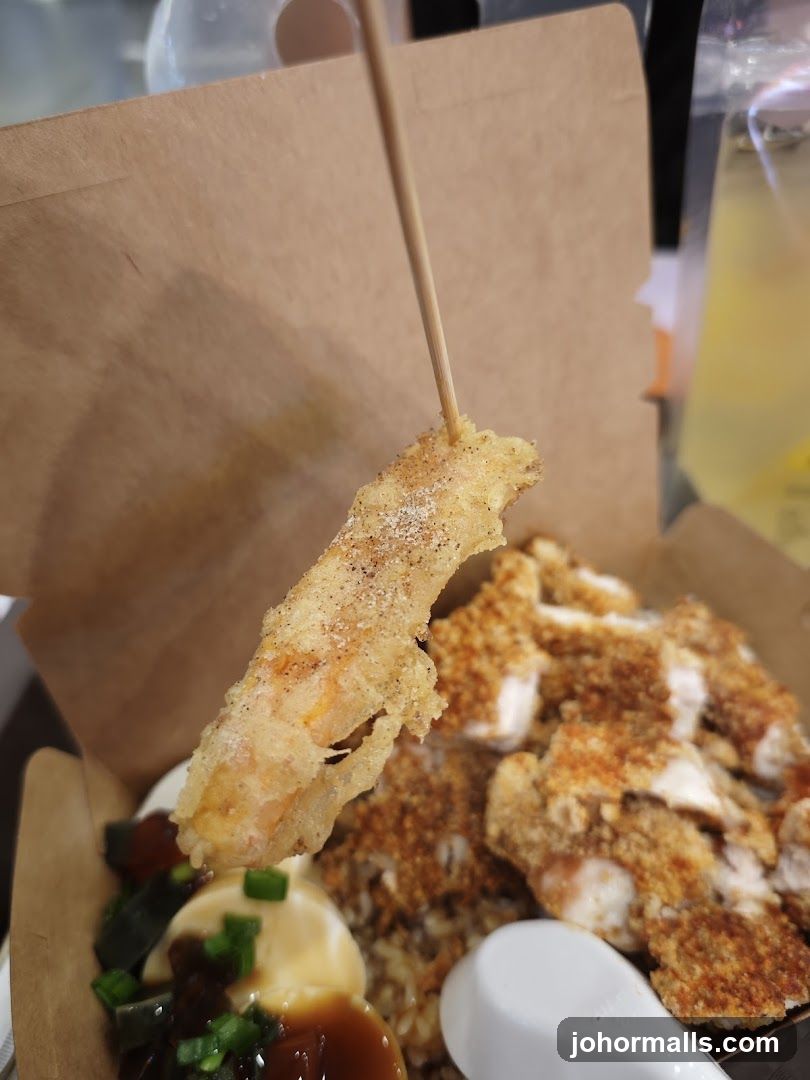 Fried Seafood and Rice