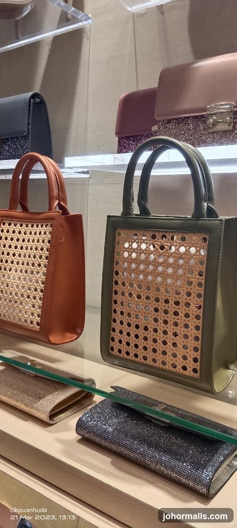 Handbags and Clutches on Display