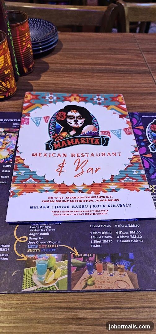 Mamasita Mexican Restaurant & Bar Menu