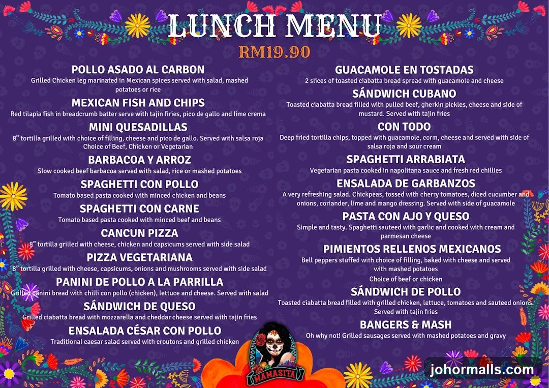LUNCH MENU