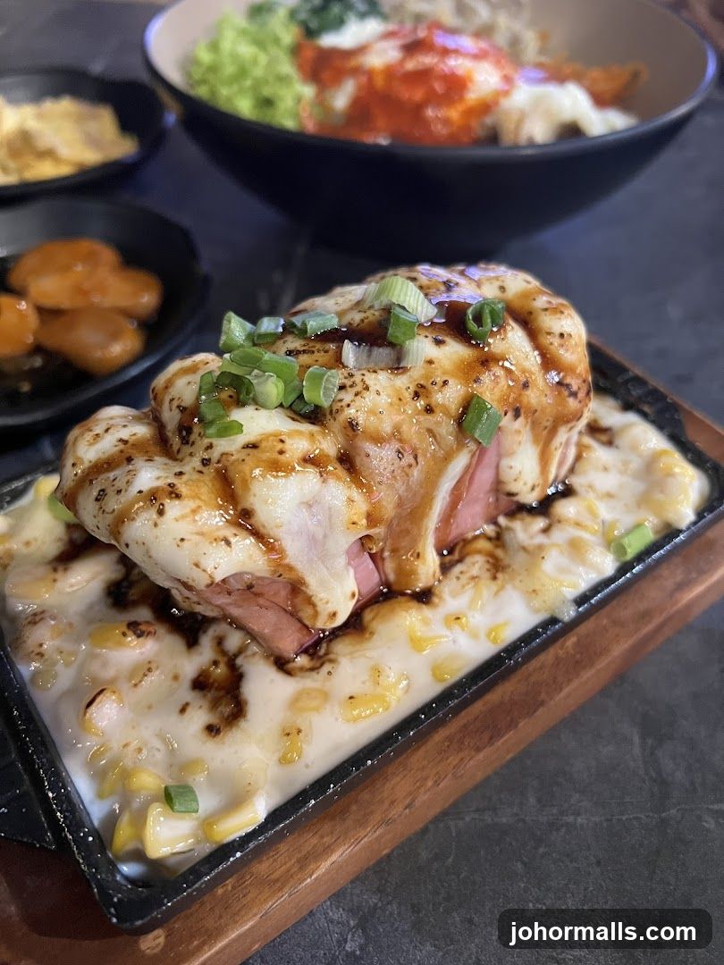 Cheesy Ham and Corn Dish