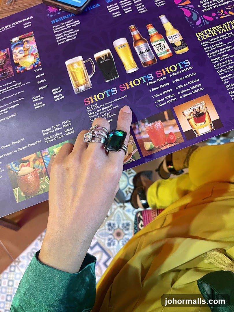 Drinks Menu