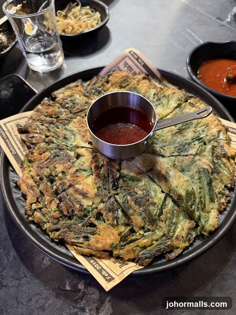 Korean Pancake with Dipping Sauce