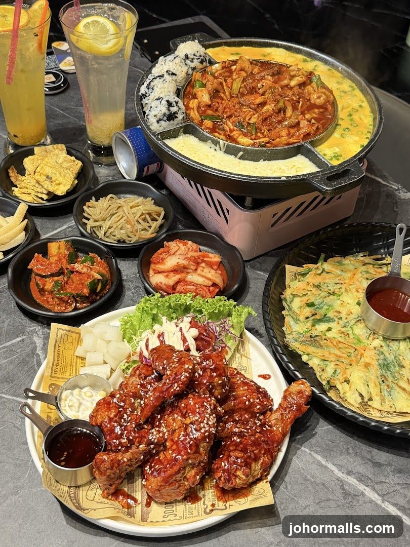 Korean Fried Chicken and Hot Pot