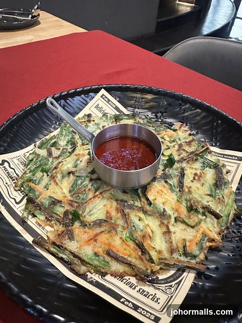 Korean Pancake with Dipping Sauce
